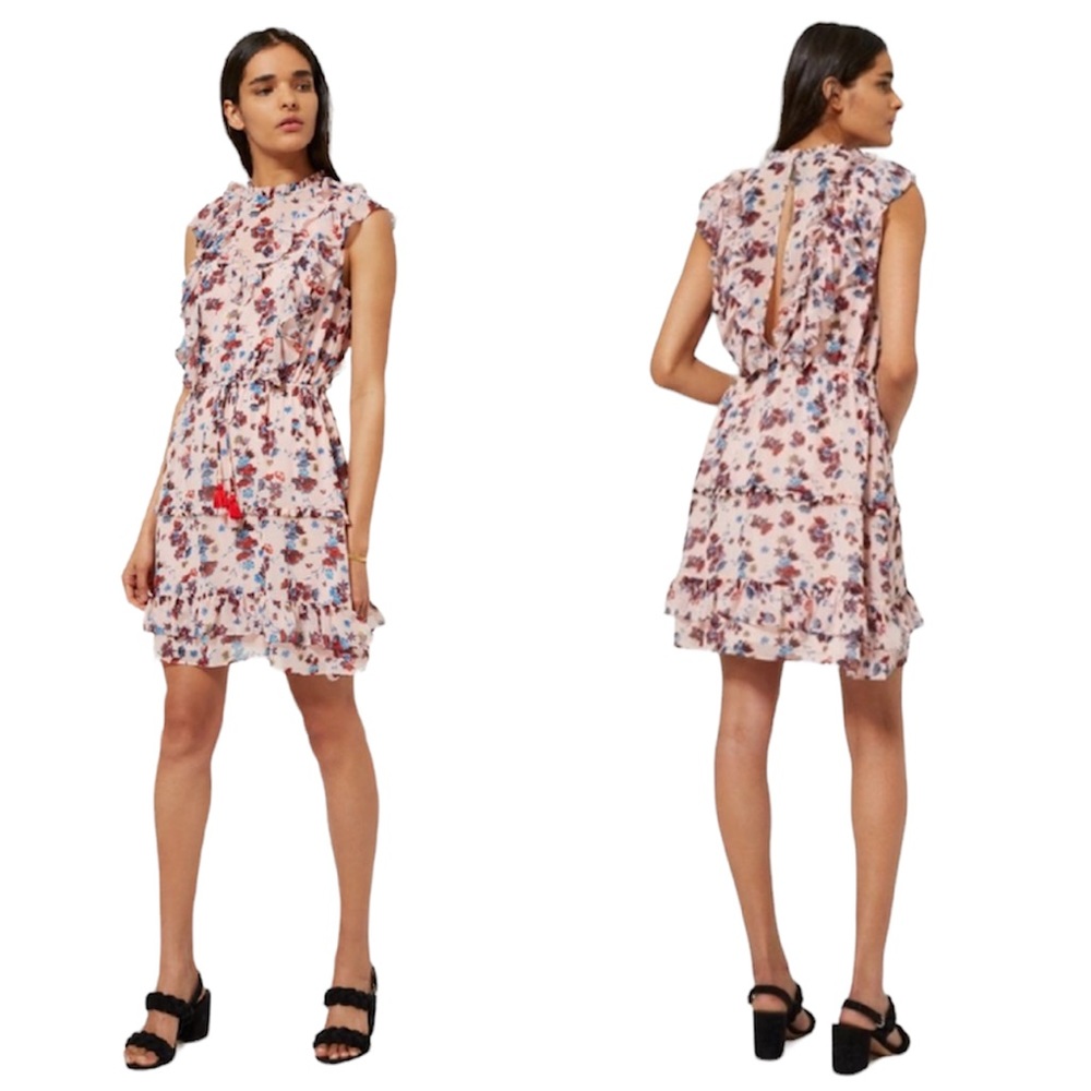 Rebecca Minkoff Kika Floral Print Mini Dress
